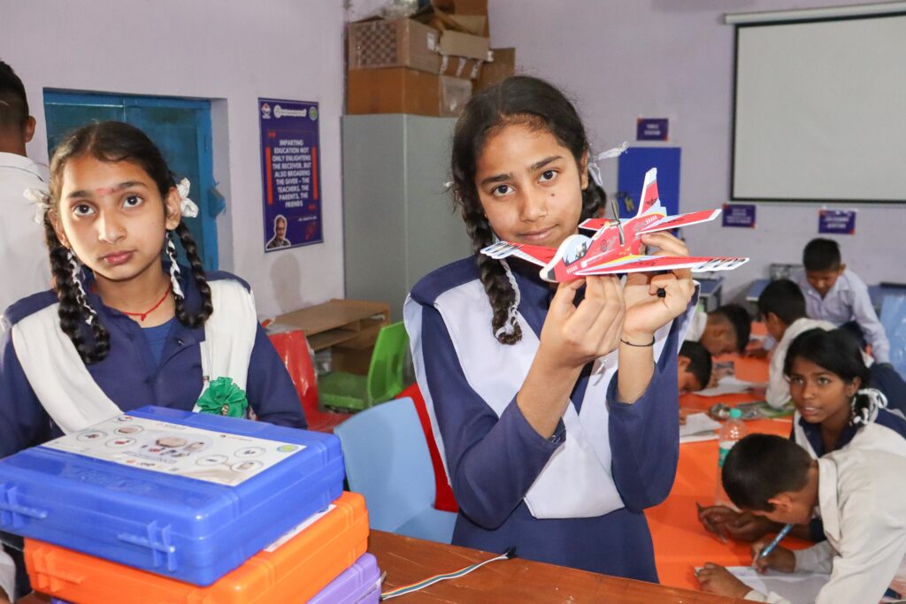 Kashish with Glider